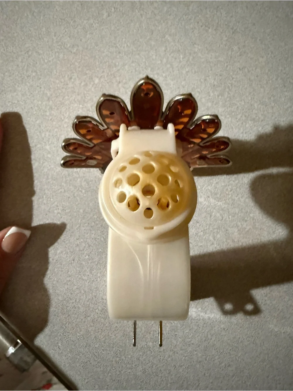 Bath & Body Works Metallic Bronze and Black Turkey Nightlight
